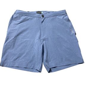 Eubi Athletic Golf Shorts Men’s Sz M Blue Zip Drawstring Unlined NWT